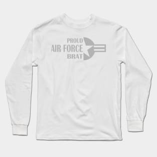 Proud Air Force Brat Roundel Star Long Sleeve T-Shirt